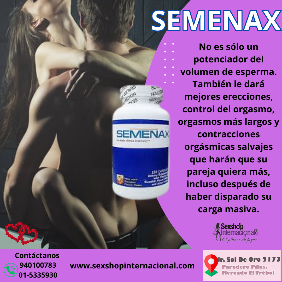 SEMENAX MAS VOLUMEN DE ESPERMA 